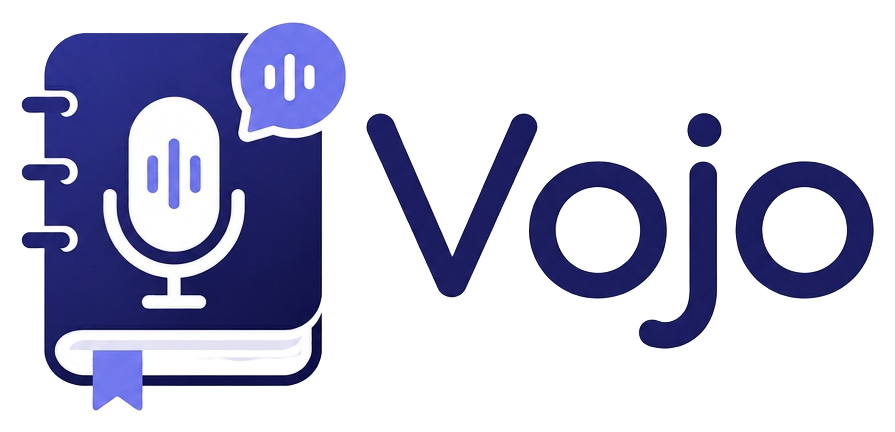 Vojo voice journal app logo